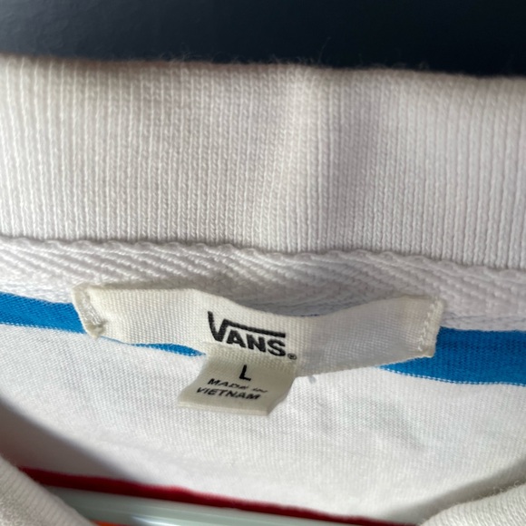Vans cropped polo shirt, size Large. - Picture 6 of 7